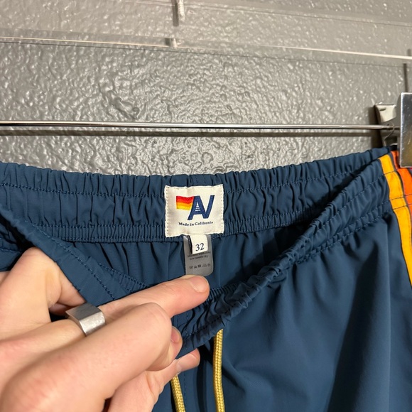 Aviator Nation 5 Stripe Flex Shorts Size 32 - Picture 6 of 7